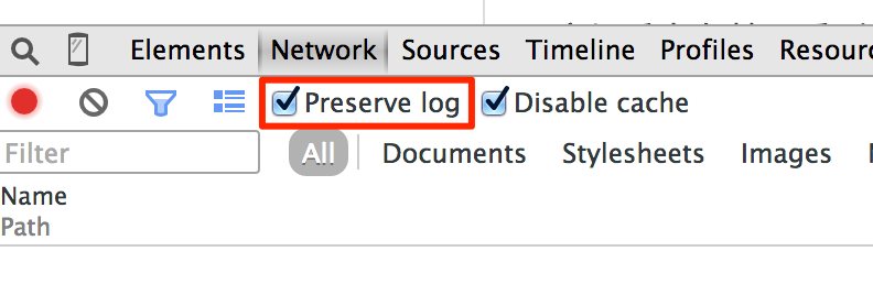 Preserve log